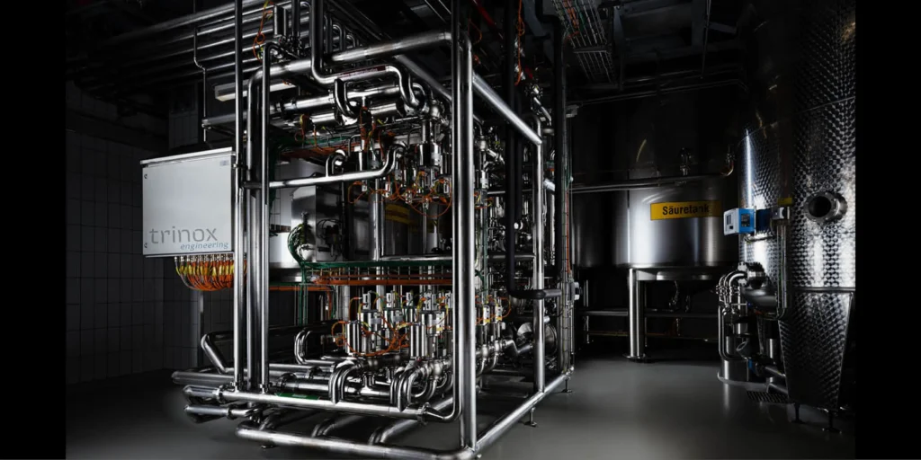 Trinox Stapel CIP-Anlage